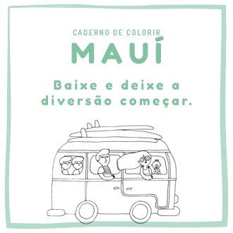 MAUI PARA CRIANÇAS: O CADERNO DE COLORIR