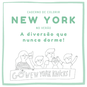 NOVA YORK PARA CRIANÇAS: O CADERNO DE COLORIR